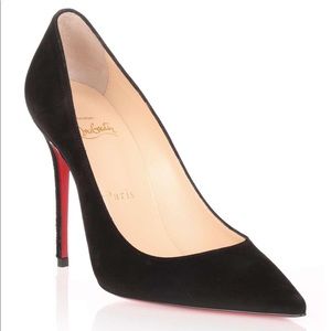 Christian Louboutin Décolleté black suede 38.5